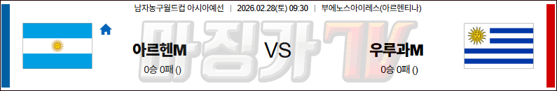 2026-02-28 농구월드컵 예선 아르헨티나 우루과이 국내외경기분석 무료중계 스포츠분석 관련 이미지